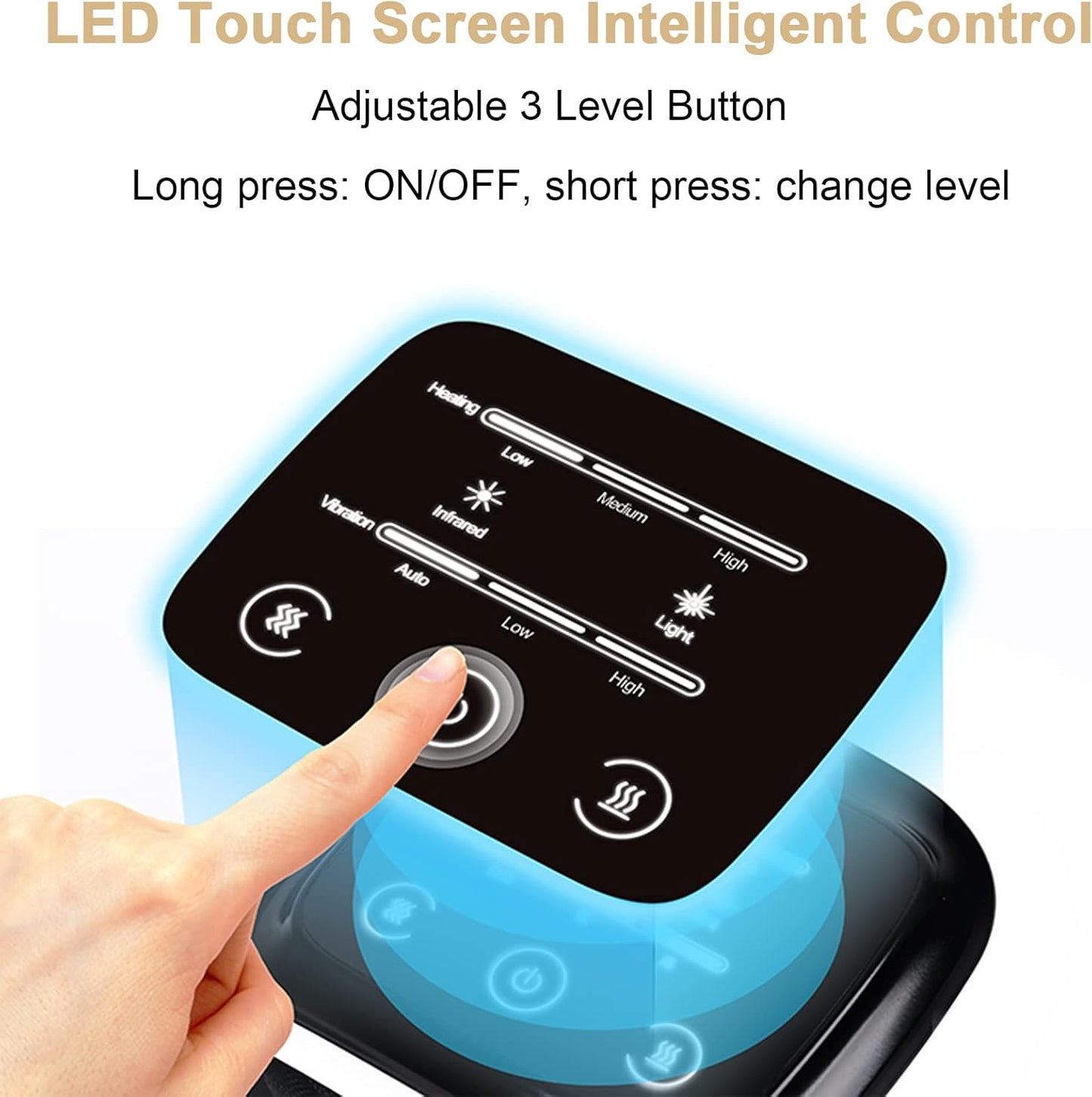Premium knee massager